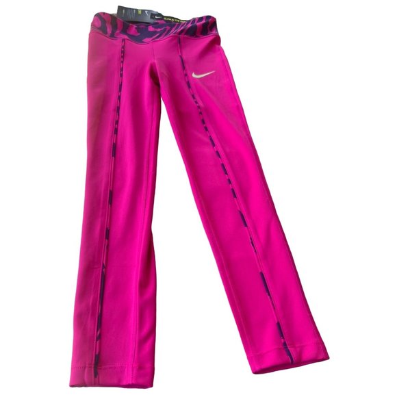 Nike Other - NWT Nike Dri-Fit Glow In The Dark Girls Nike Dry Fit Leggins Size Small